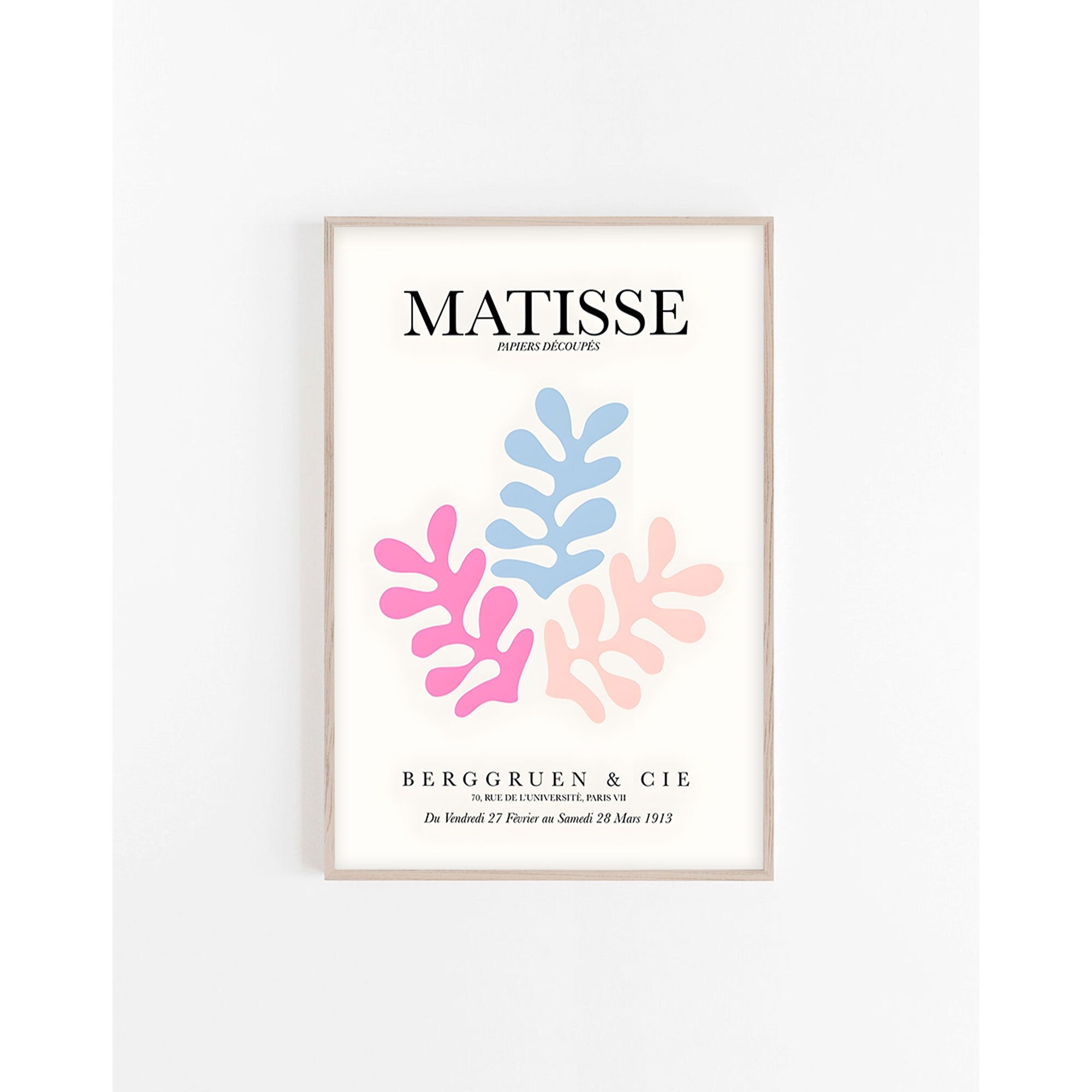 Quadro Decorativo Huhu289 50 x 35 cm em MDF com Moldura de Madeira Maciça – Multicolorido