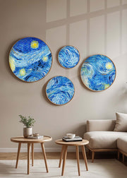 Pinturas Decorativas em Moldura de MDF – 45x45, 36x36, 27x27, 18x18 cm – 100% Madeira Maciça