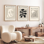 Quadro Decorativo MDF Emoldurado Multicolor 30x40cm - Conjunto 3 Peças Madeira Maciça