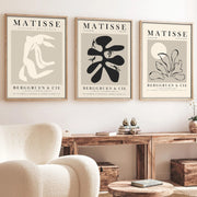 Quadro Decorativo MDF Emoldurado Multicolor Huhu252 - 3 Peças 50x35cm Madeira Maciça