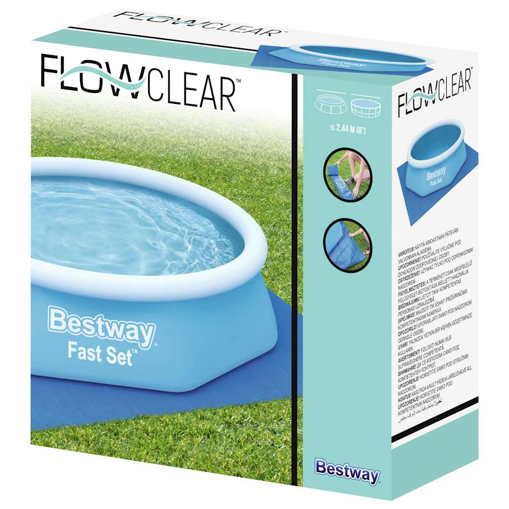 Bestway Flowclear Pano para chão de piscinas 274x 274 cm