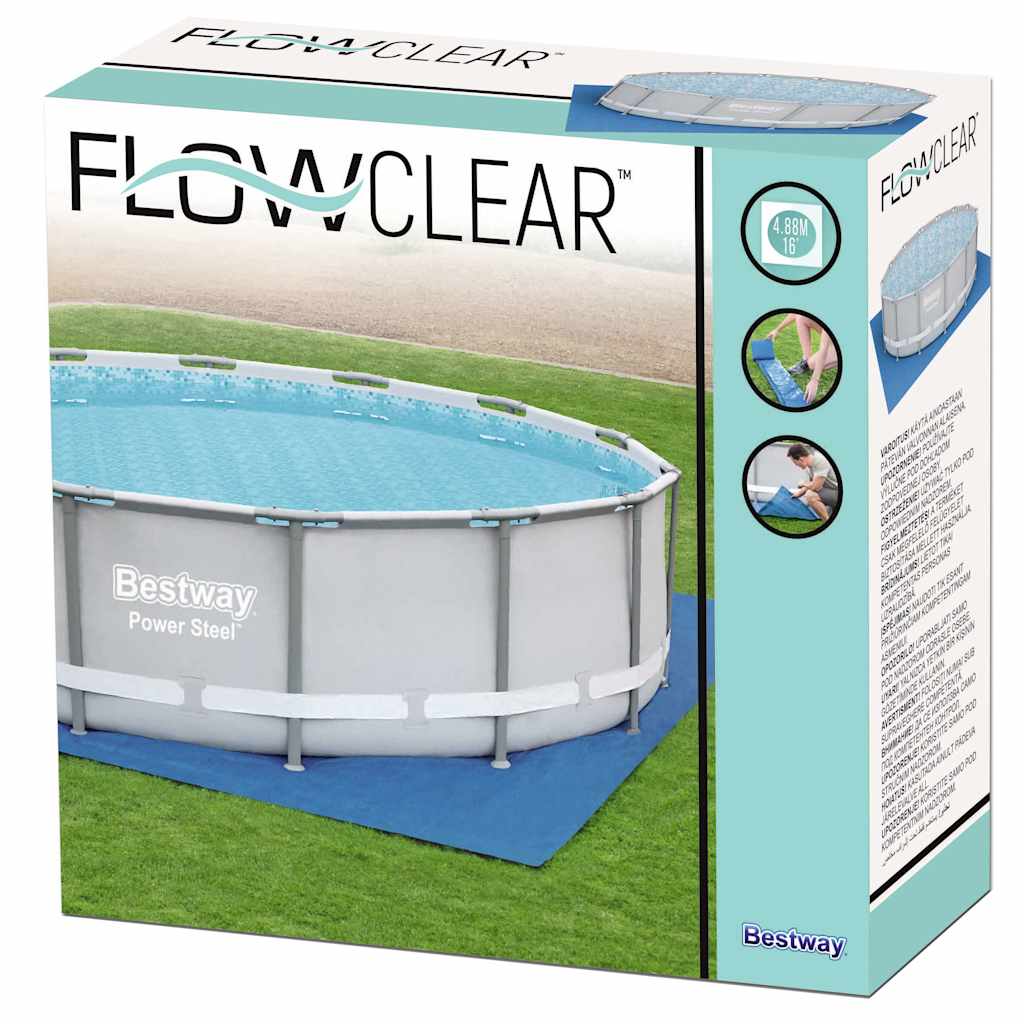 Bestway Pano para chão de piscinas Flowclear 488x488 cm