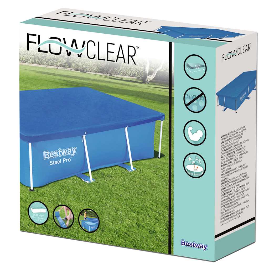 Bestway Cobertura de piscina Flowclear 259x170 cm