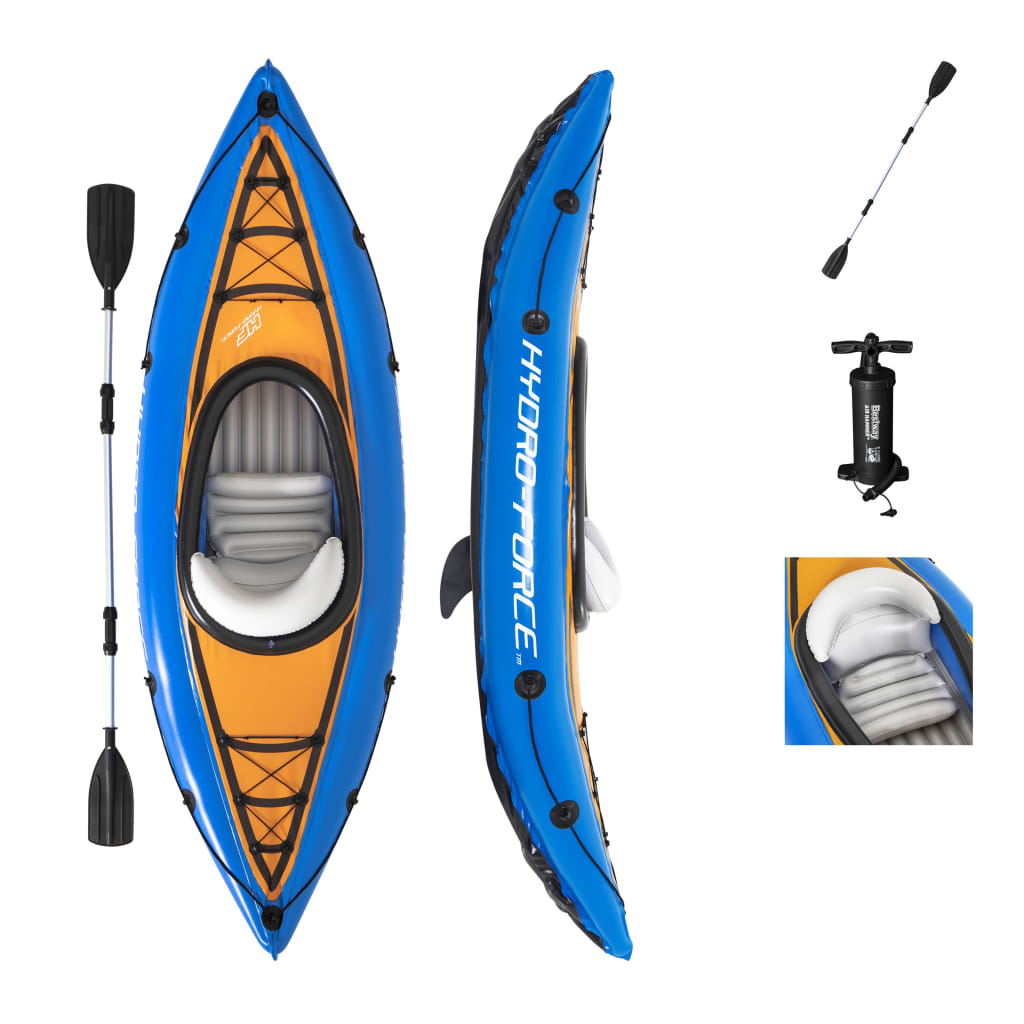 Bestway Hydro-Force Kayak insuflável para 1 pessoa