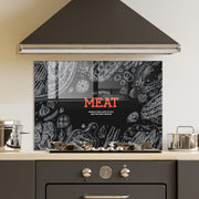 Arte Decorativa em Vidro Temperado Multicolor 70x100cm - Pintura Moderna de Alta Qualidade