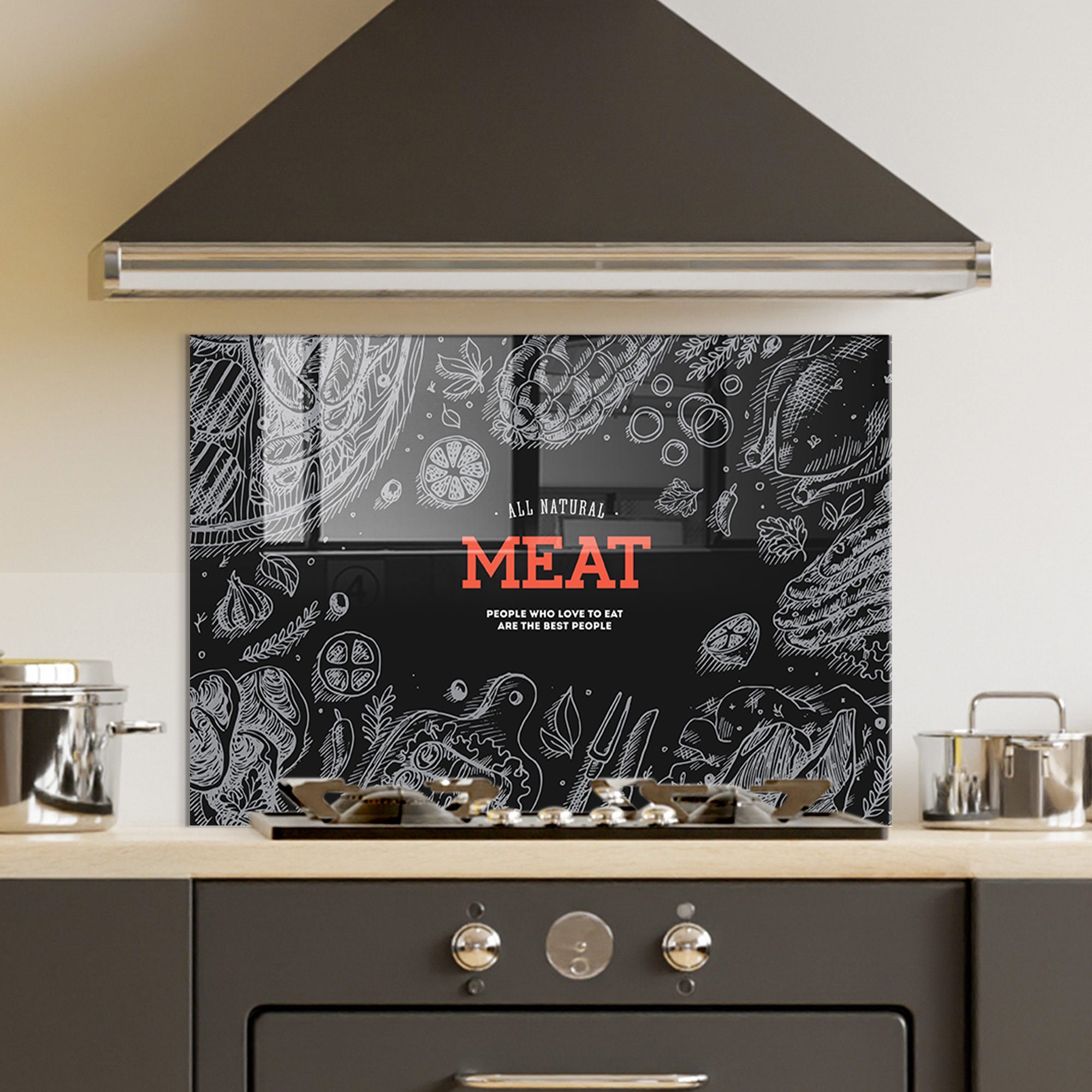 Arte Decorativa em Vidro Temperado Multicolor 70x100cm - Pintura Moderna de Alta Qualidade