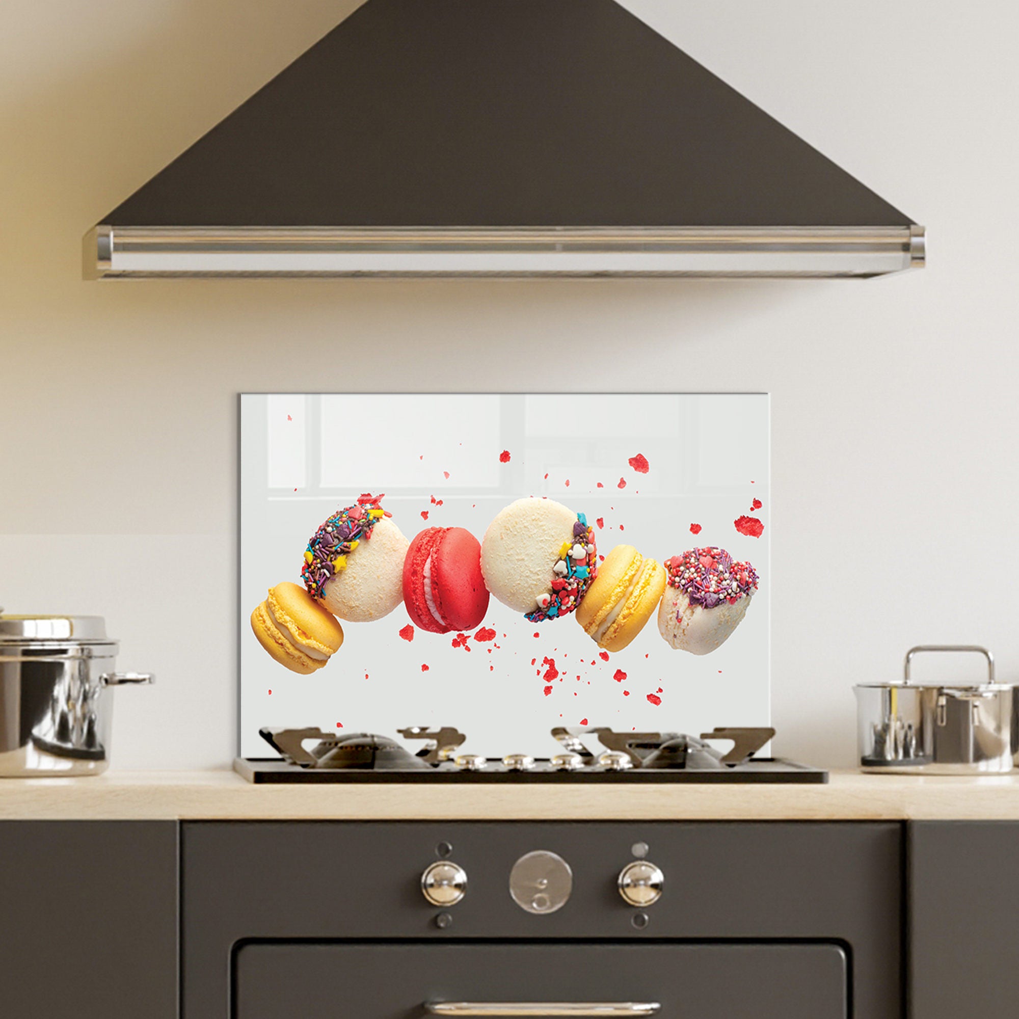 Quadro Decorativo em Vidro Temperado Multicolor 50x70cm - Arte Moderna para Decoração de Interiores