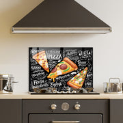 Arte Decorativa em Vidro Temperado Multicolor 50x70cm - Pintura Moderna para Parede