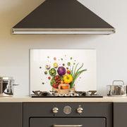 Quadro Decorativo em Vidro Temperado Multicolor 50x70cm - Arte Moderna para Decoração de Interiores