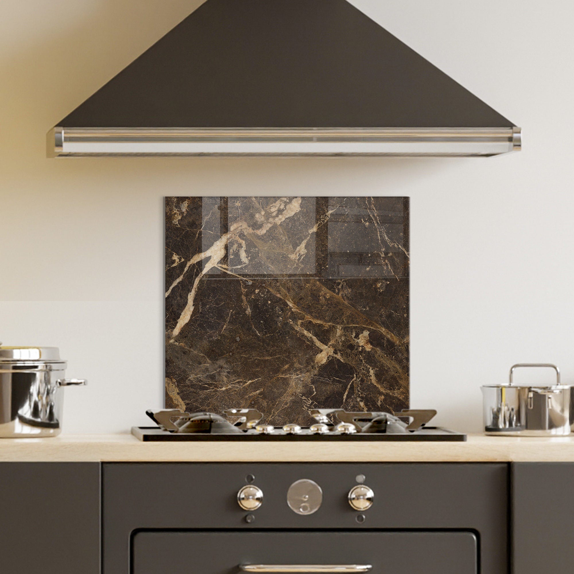 Quadro Decorativo em Vidro Temperado Multicolor 60x60cm - Arte Moderna para Decoração de Interiores