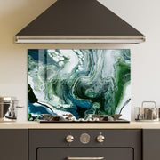 Arte Decorativa em Vidro Temperado Multicolor 70x100cm - Pintura Moderna de Alta Qualidade