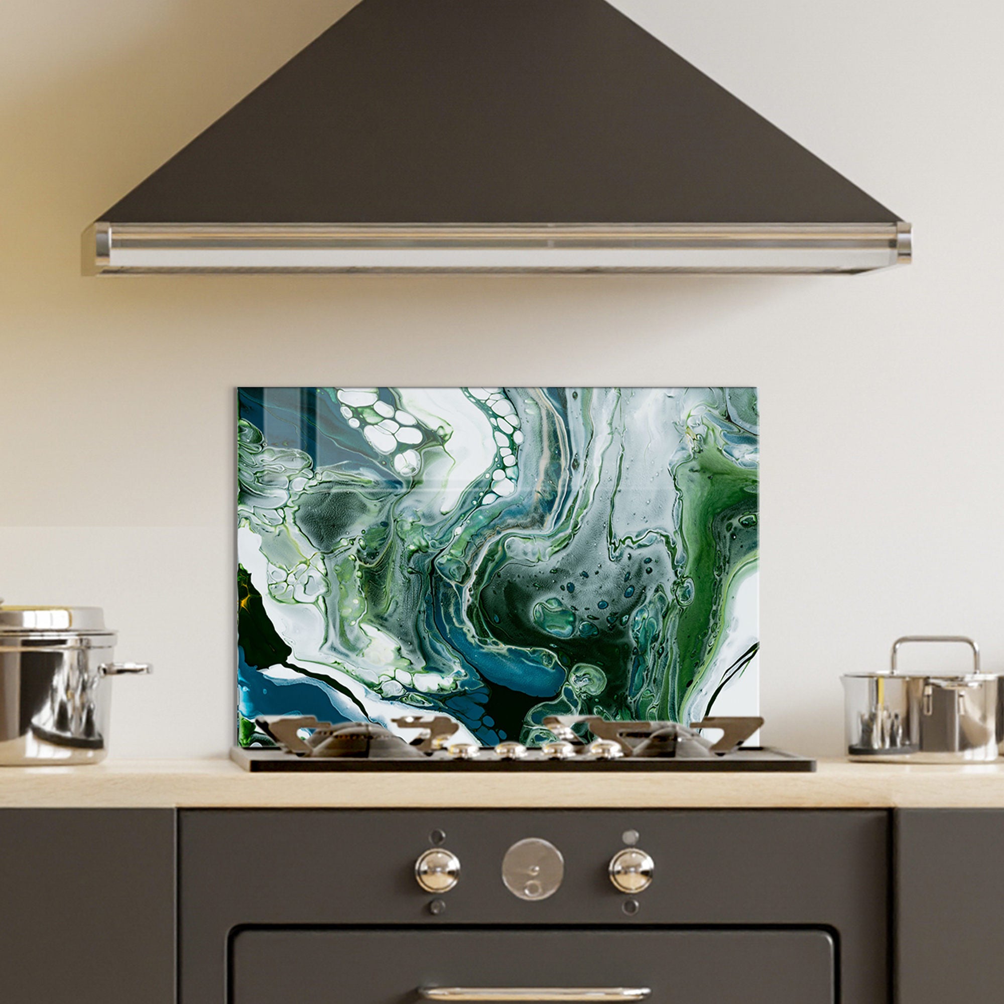 Quadro Decorativo em Vidro Temperado Multicolor 50x70cm - Arte Moderna para Decoração de Interiores