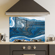 Arte Decorativa em Vidro Temperado Multicolor 70x100cm - Pintura Moderna de Alta Qualidade