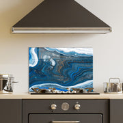 Quadro Decorativo em Vidro Temperado Multicolor 50x70cm - Arte Moderna para Decoração de Interiores