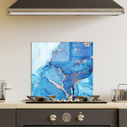 Arte em Vidro Temperado Multicolor 60x60cm - Pintura Decorativa Resistente e Elegante