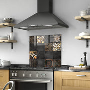 Arte em Vidro Temperado Multicolor 60x60cm - Pintura Decorativa Resistente e Elegante