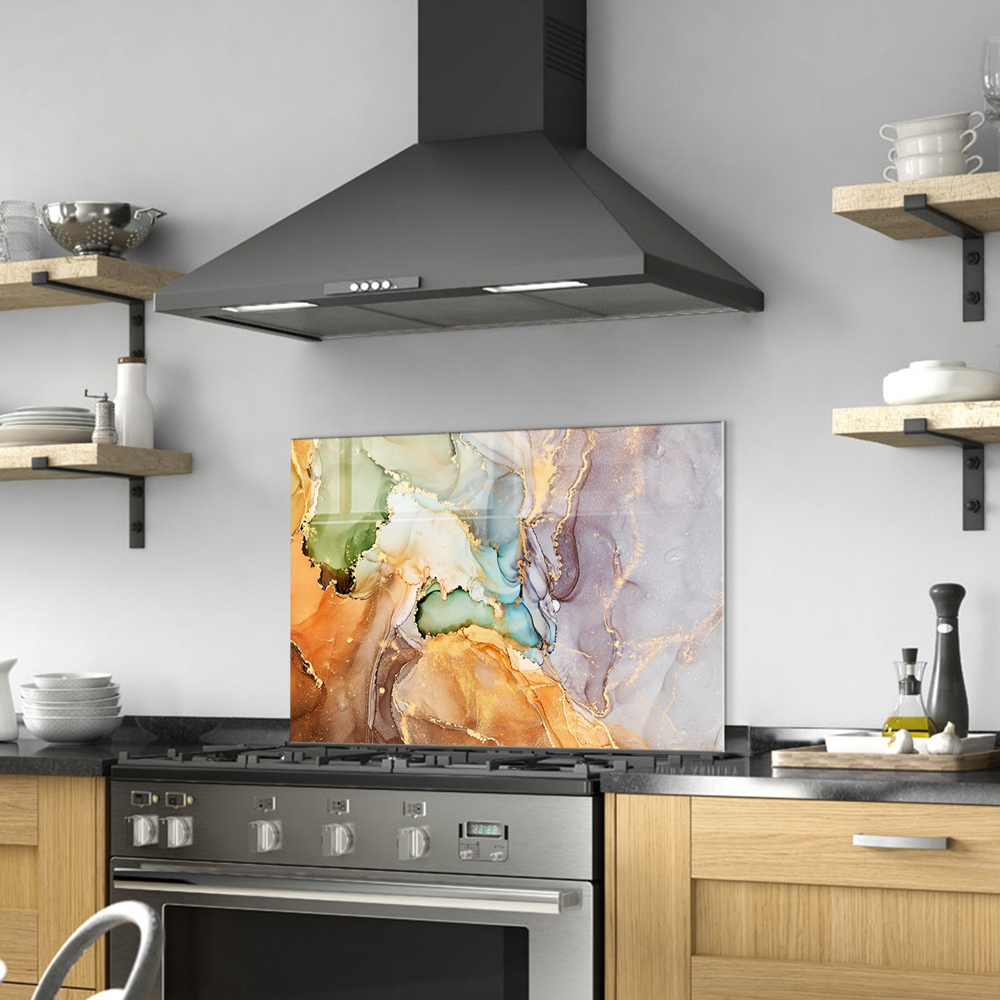 Quadro Decorativo em Vidro Temperado Multicolor 50 x 70 cm (4 mm) – Modelo 1148