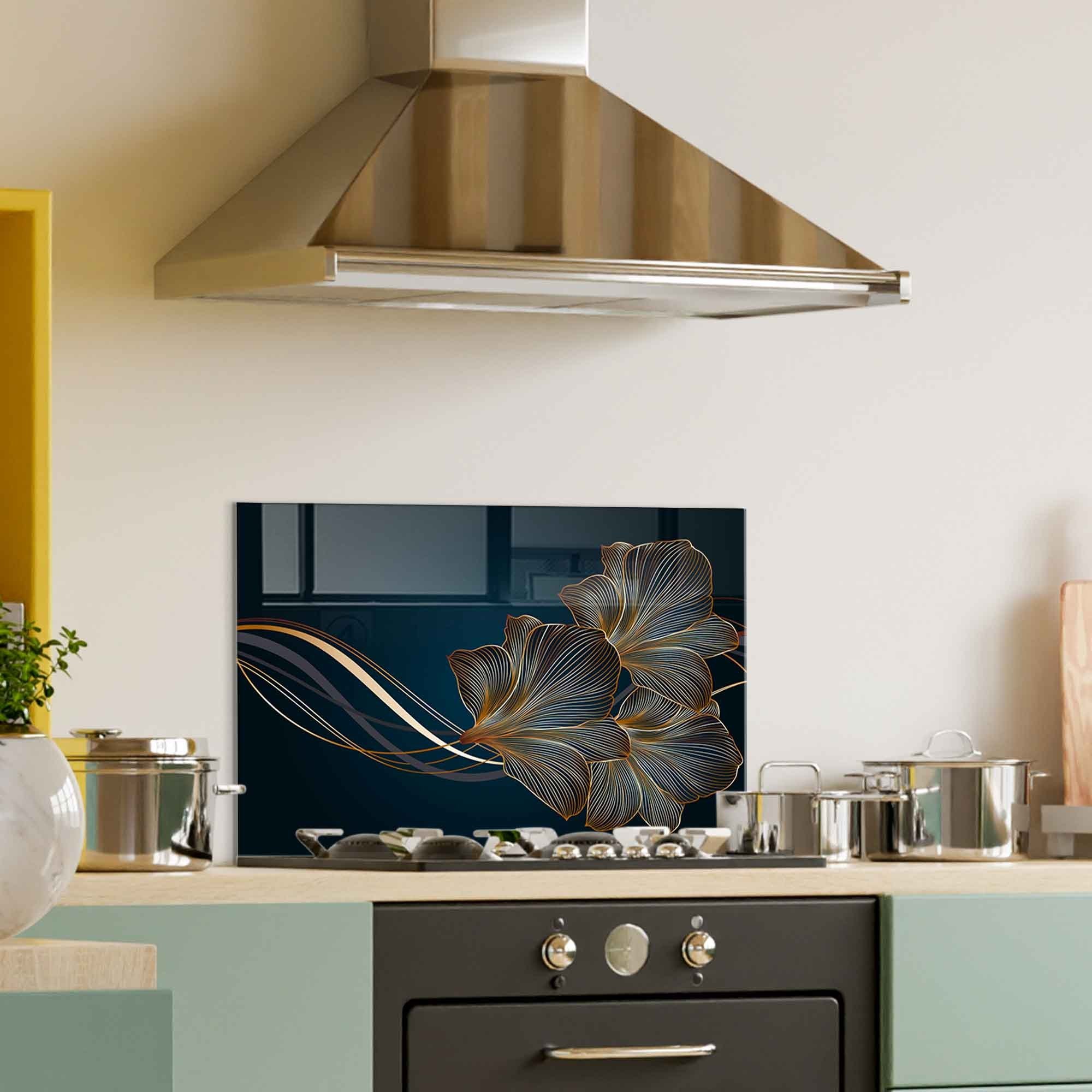 Quadro Decorativo em Vidro Temperado Multicolor 50x70cm - Arte Moderna para Decoração de Interiores