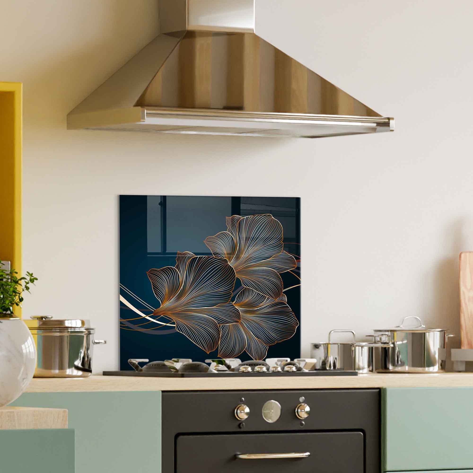 Arte em Vidro Temperado Multicolor 60x60cm - Pintura Decorativa Resistente e Elegante