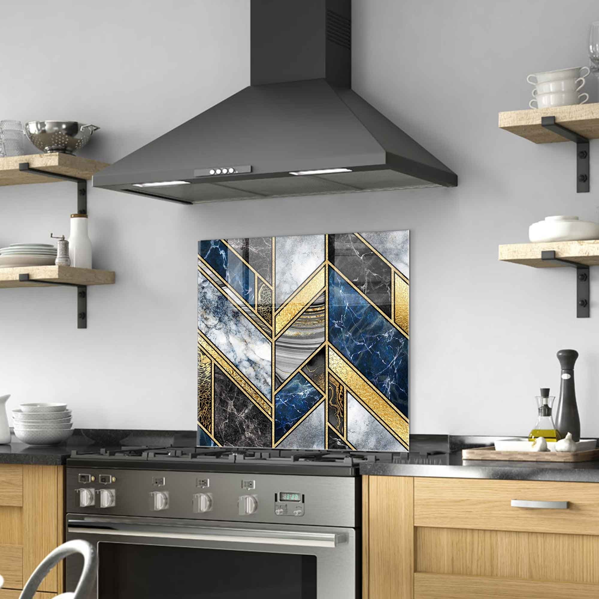 Arte em Vidro Temperado Multicolor 60x60cm - Pintura Decorativa Resistente e Elegante