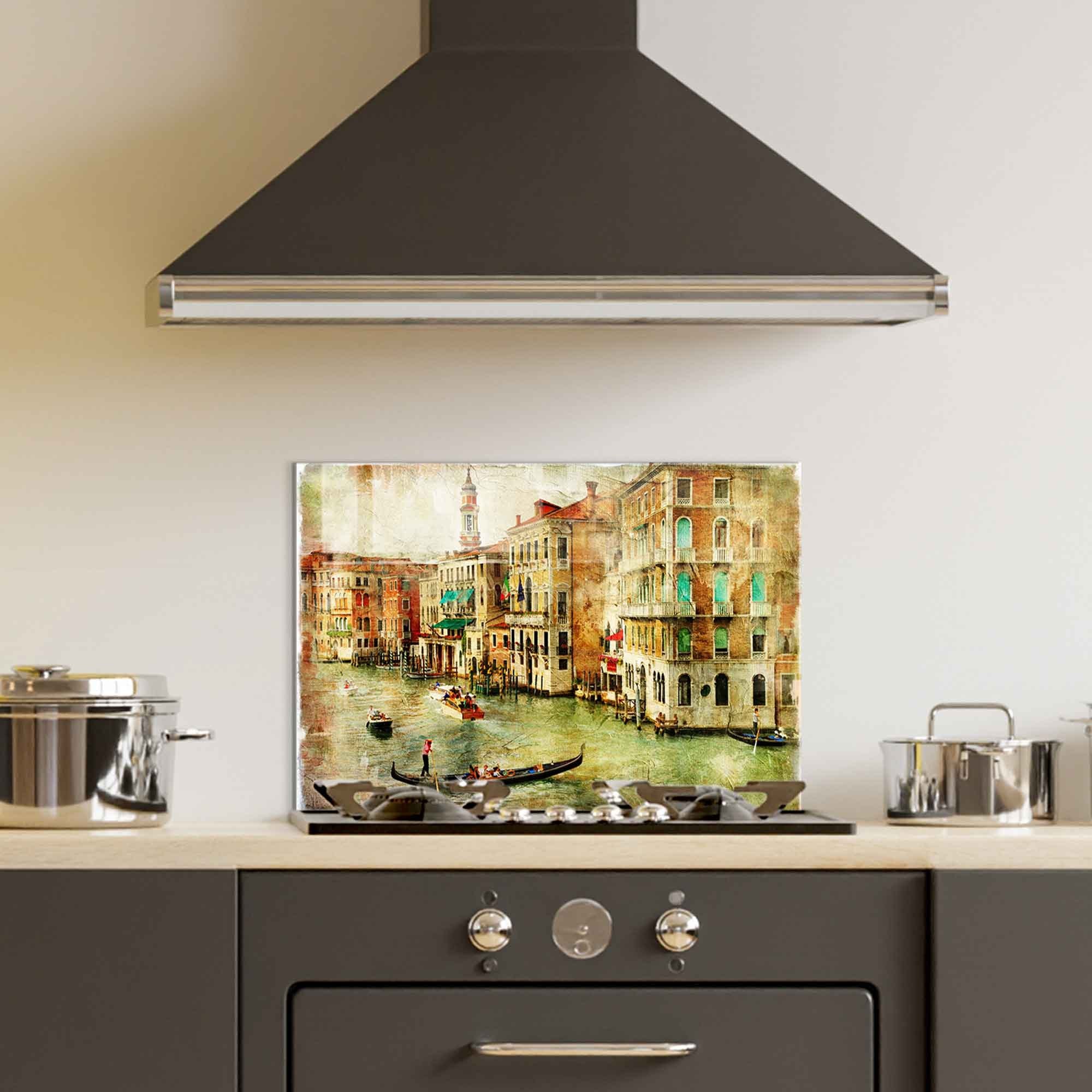 Quadro Decorativo em Vidro Temperado Multicolor 50x70cm - Arte Moderna para Decoração de Interiores