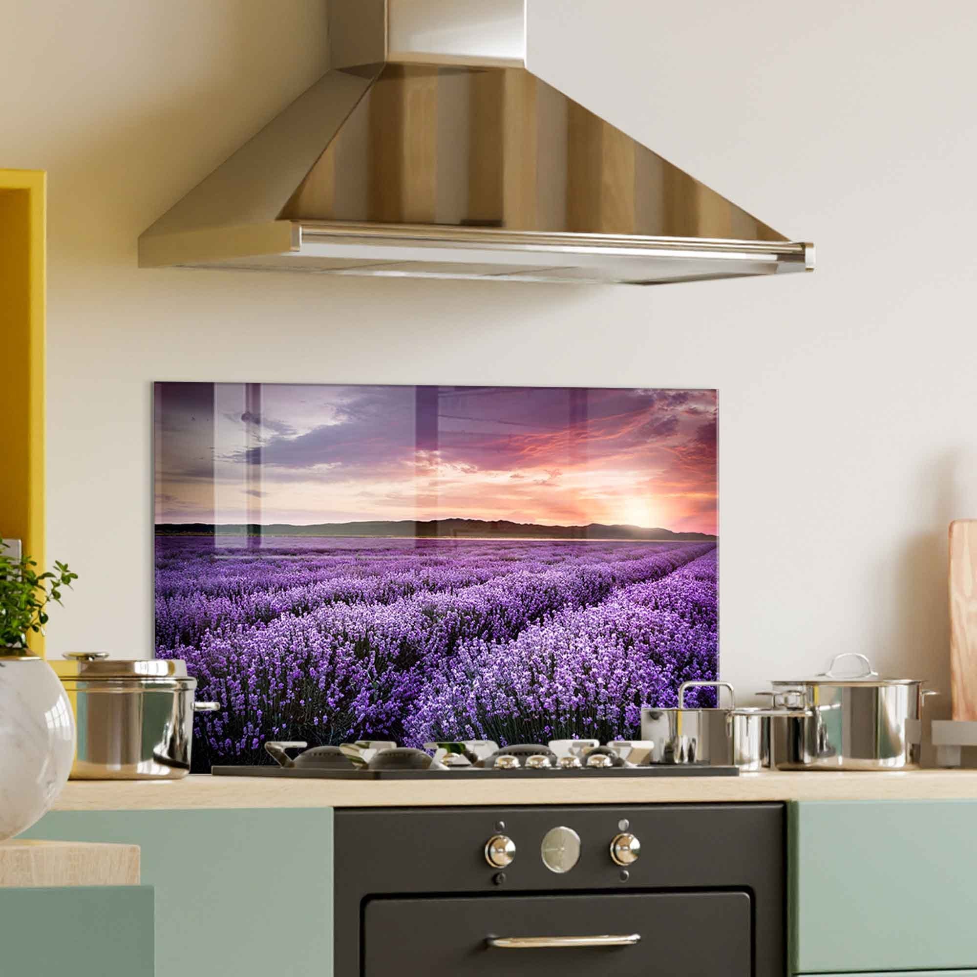 Arte Decorativa em Vidro Temperado Multicolor 70x100cm - Pintura Moderna de Alta Qualidade