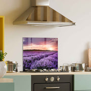 Arte Decorativa em Vidro Temperado Multicolor 60x60cm - Pintura Moderna de Alta Qualidade