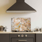 Quadro Decorativo em Vidro Temperado Multicolor 50x70cm - Arte Moderna para Decoração de Interiores