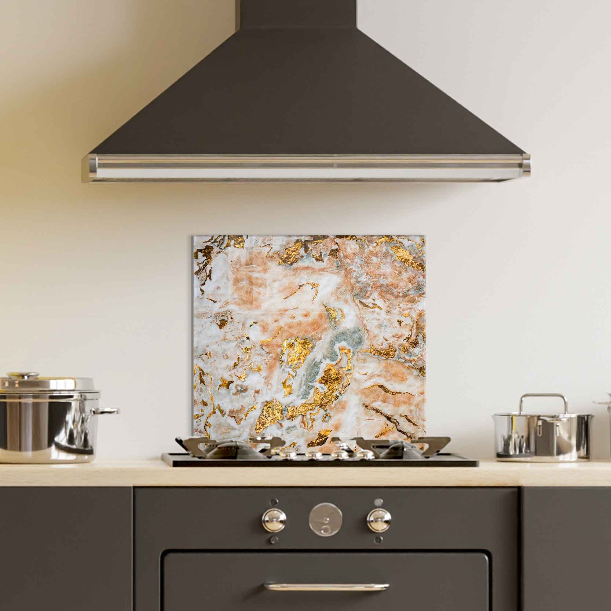 Arte em Vidro Temperado Multicolor 60x60cm - Pintura Decorativa Resistente e Elegante