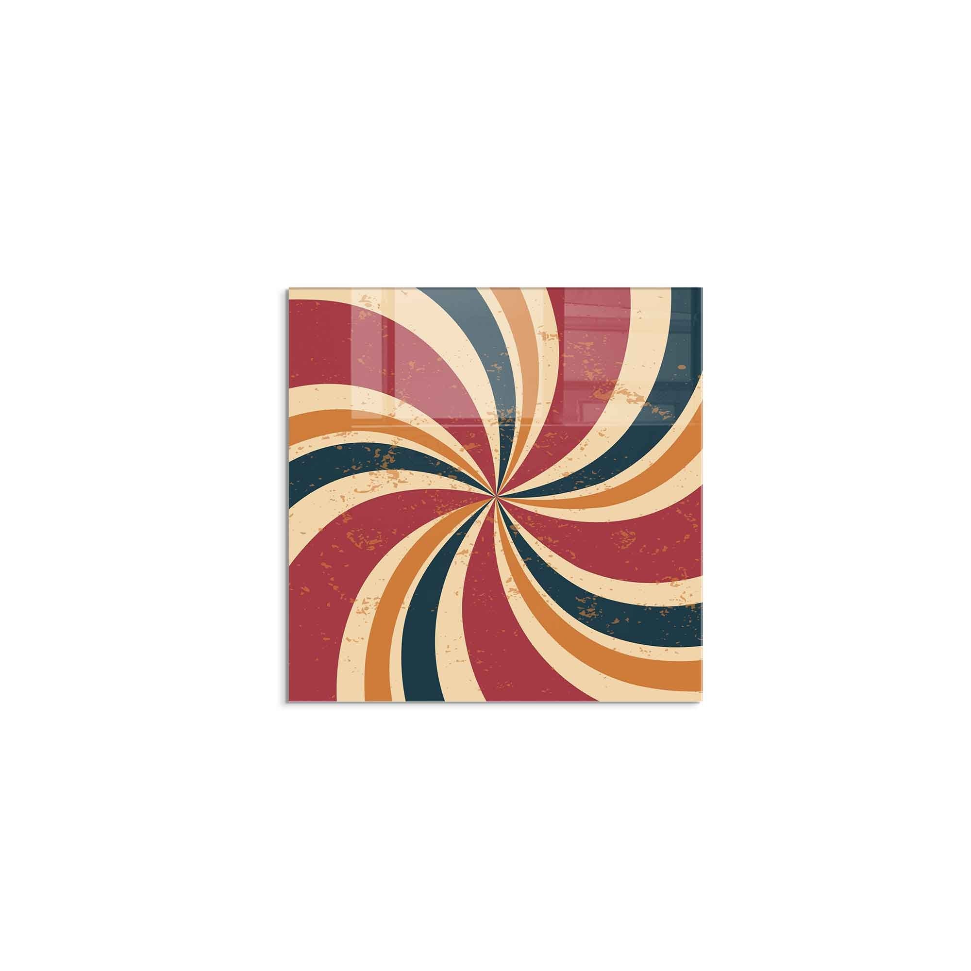 Arte em Vidro Temperado Multicolor 60x60cm - Pintura Decorativa Resistente e Elegante