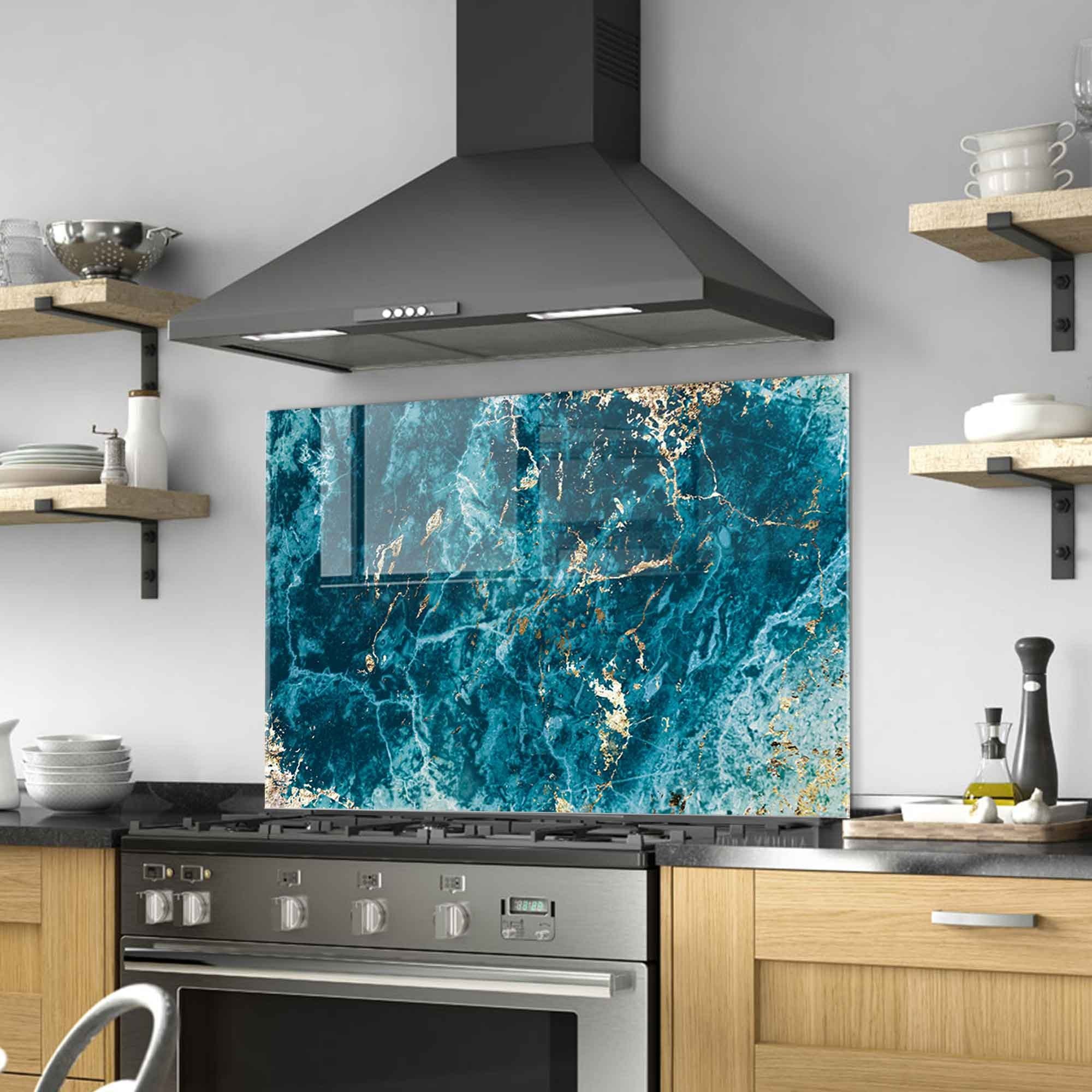 Arte em Vidro Temperado Multicolor 70x100cm - Pintura Decorativa Resistente e Elegante