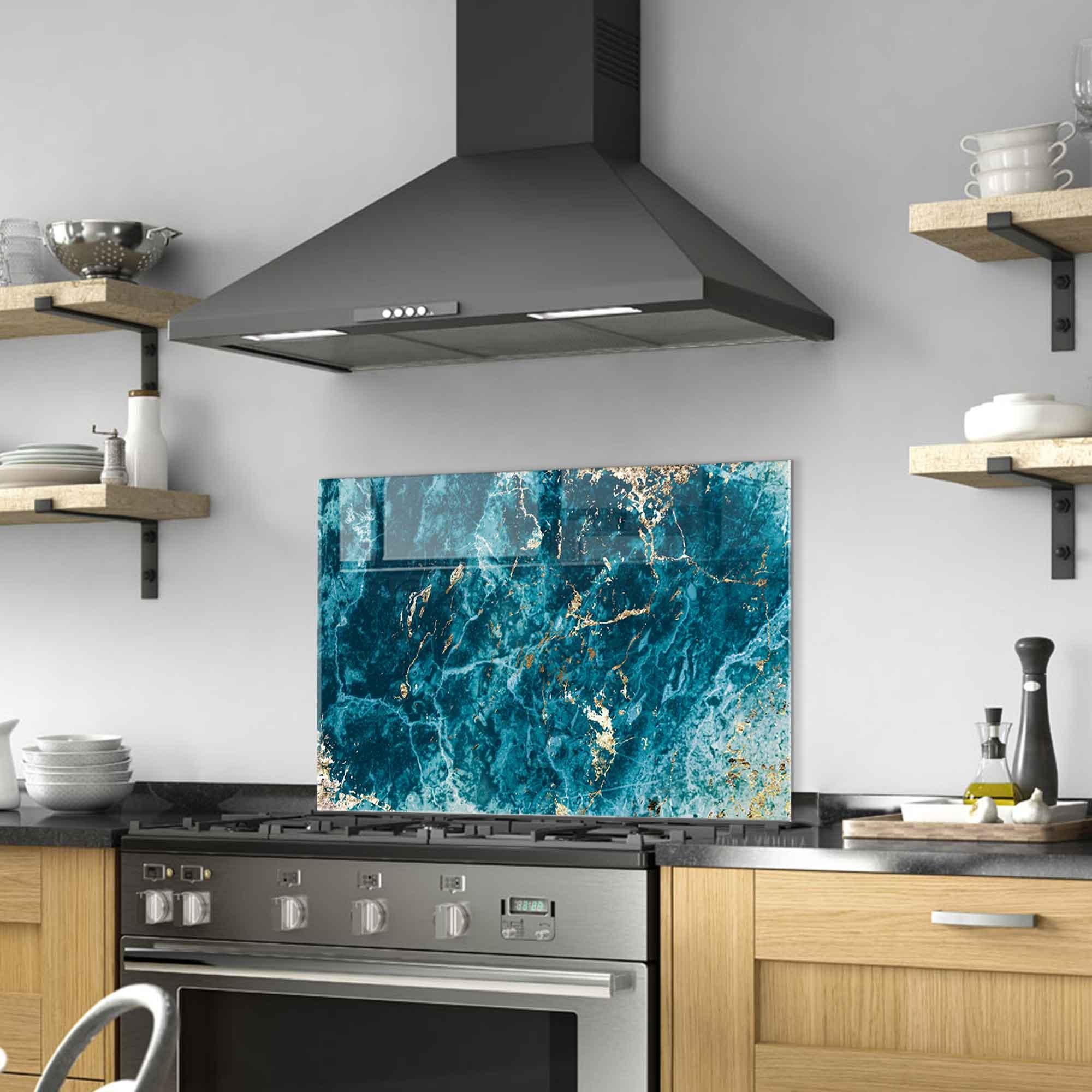 Quadro Decorativo em Vidro Temperado Multicolor 50x70cm - Arte Moderna para Decoração de Interiores