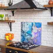 Arte em Vidro Temperado Multicolor 60x60cm - Pintura Decorativa Resistente e Elegante