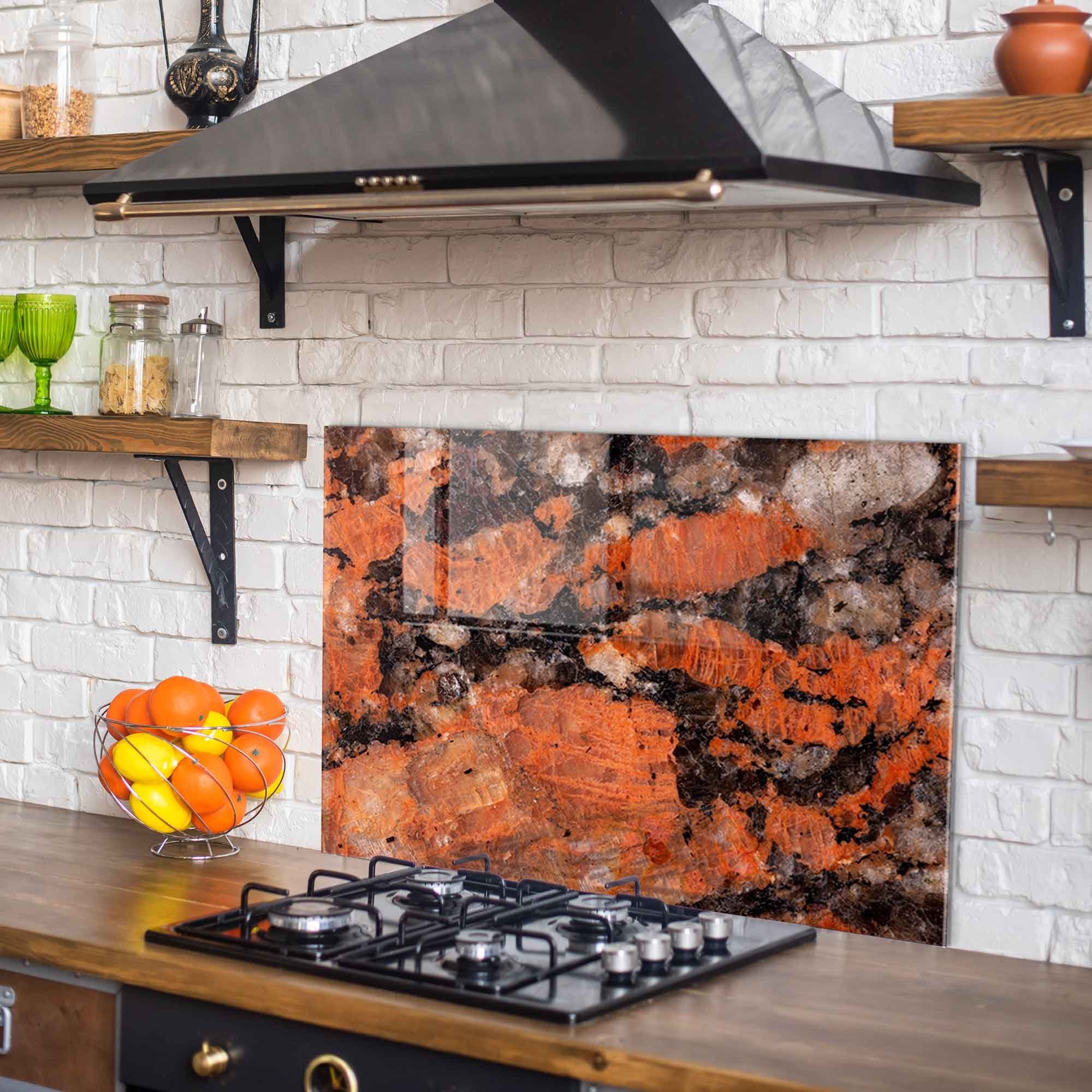 Arte Decorativa em Vidro Temperado Multicolor 70x100cm - Pintura Moderna de Alta Qualidade