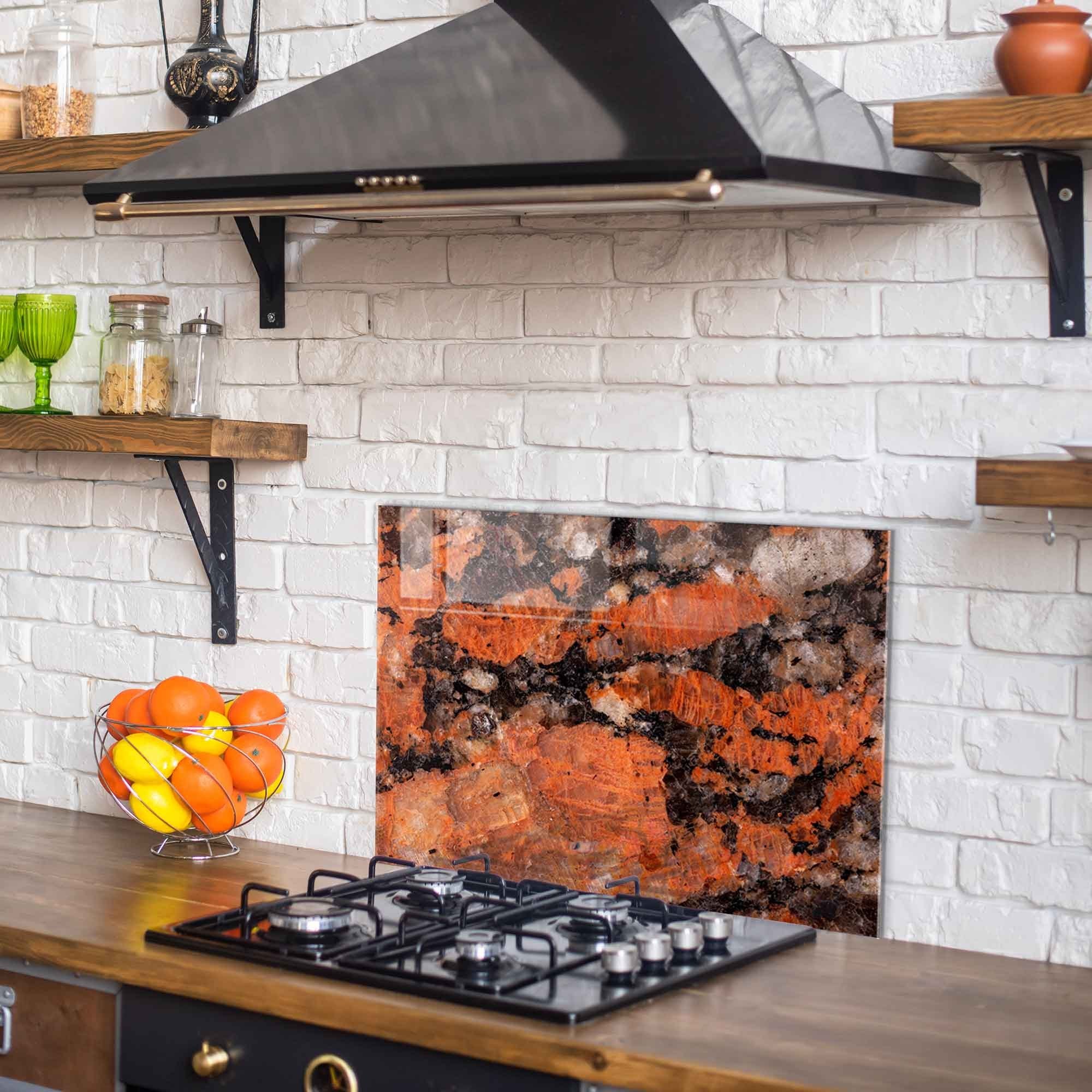 Quadro Decorativo em Vidro Temperado Multicolor 50x70cm - Arte Moderna para Decoração de Interiores