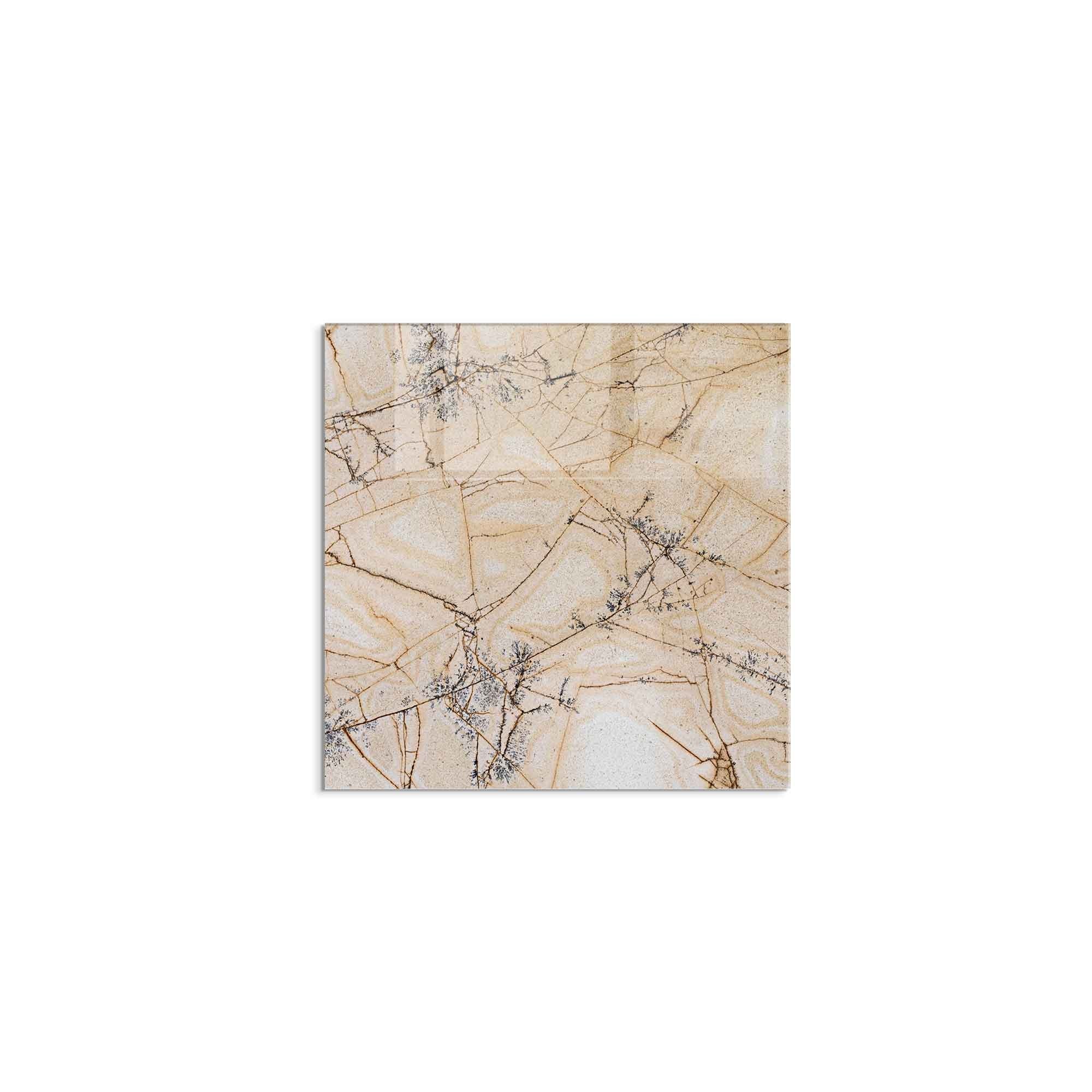 Arte Decorativa em Vidro Temperado Multicolor 60x60cm - Pintura Moderna de Alta Qualidade