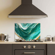 Quadro Decorativo em Vidro Temperado Multicolor 50x70cm - Arte Moderna para Decoração de Interiores