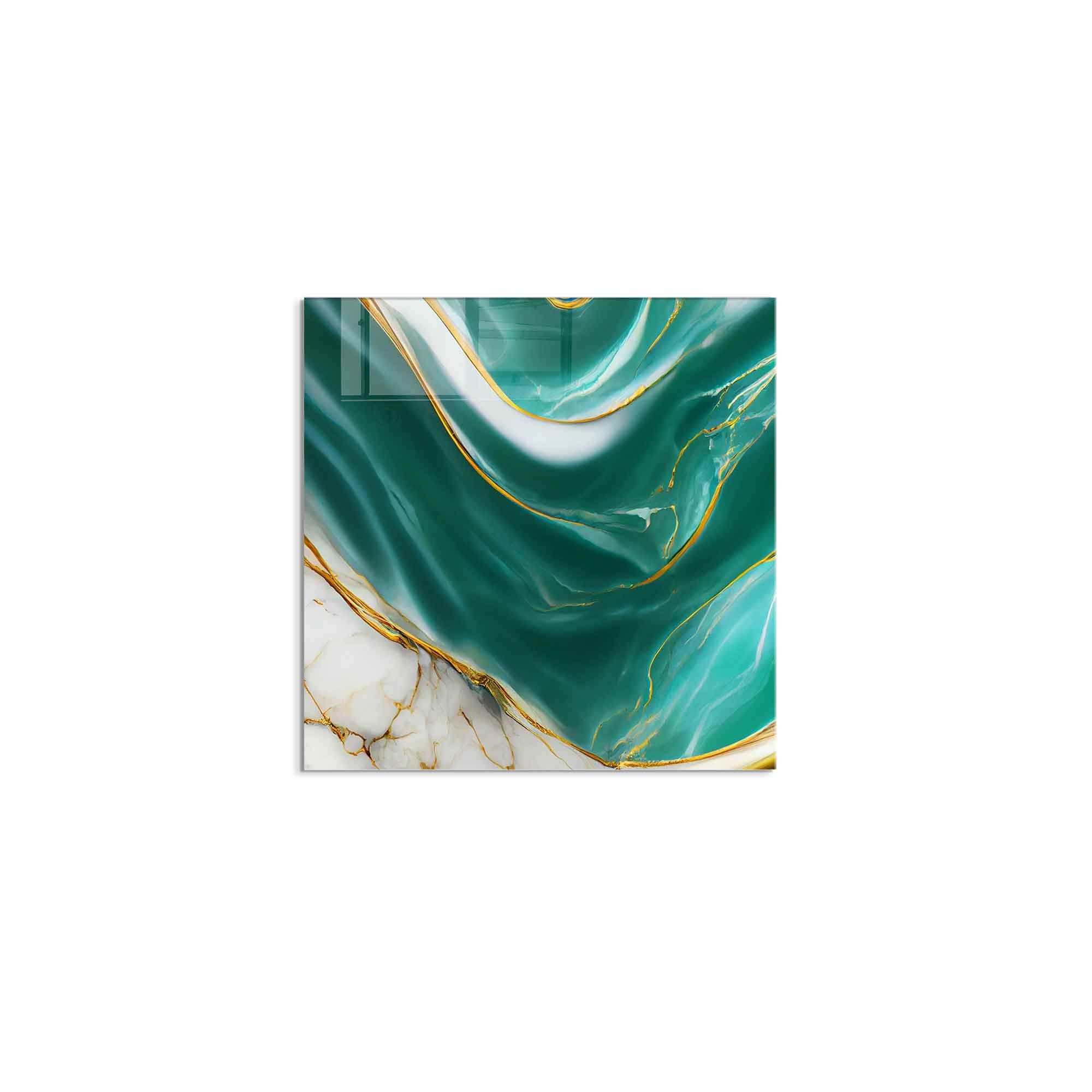 Arte em Vidro Temperado Multicolor 60x60cm - Pintura Decorativa Resistente e Elegante