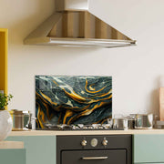 Quadro Decorativo em Vidro Temperado Multicolor 50x70cm - Arte Moderna para Decoração de Interiores