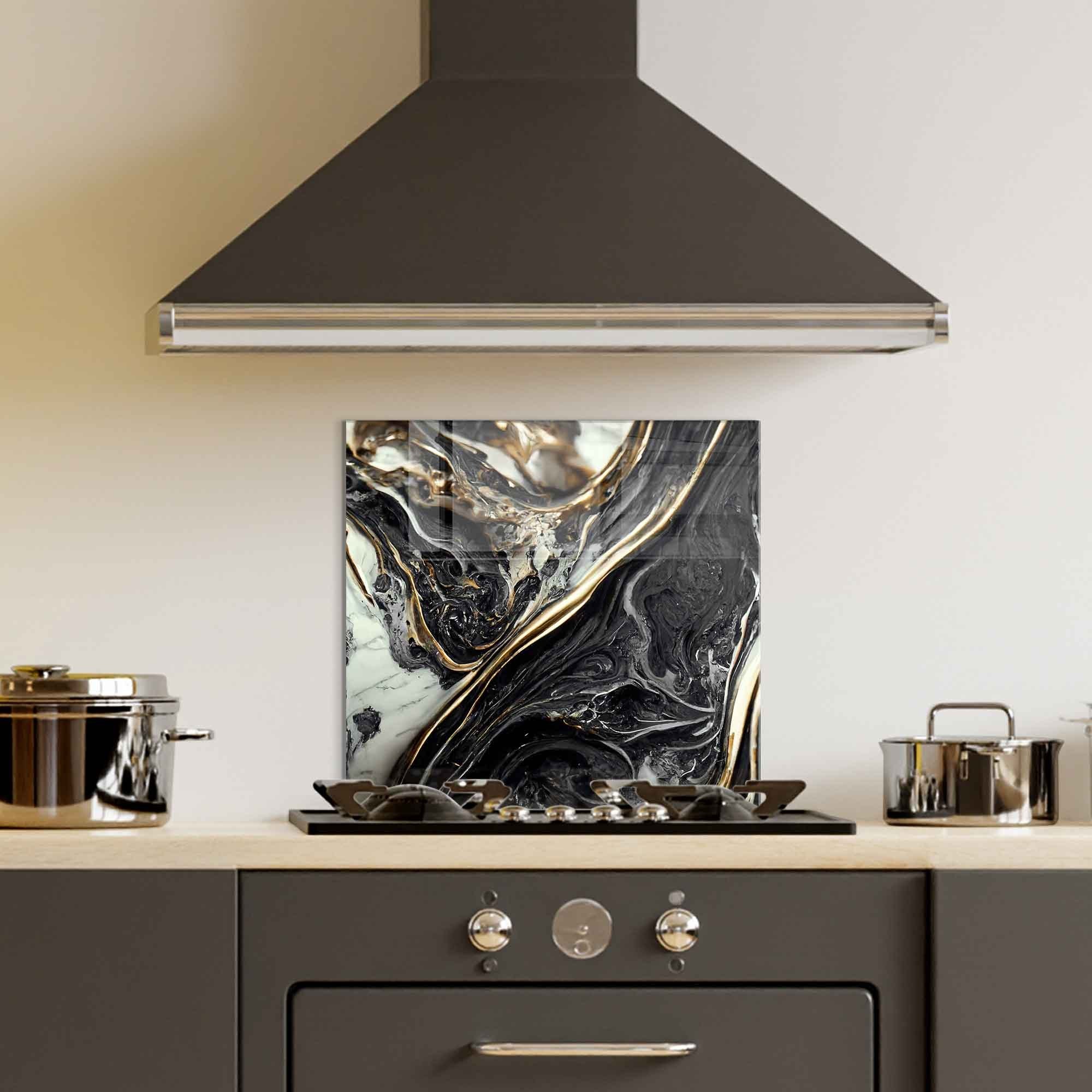 Arte em Vidro Temperado Multicolor 60x60cm - Pintura Decorativa Resistente e Elegante