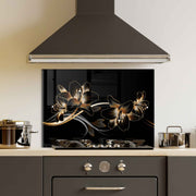 Arte Decorativa em Vidro Temperado 1941 - Pintura Multicolor 70x100cm para Decoração de Interiores