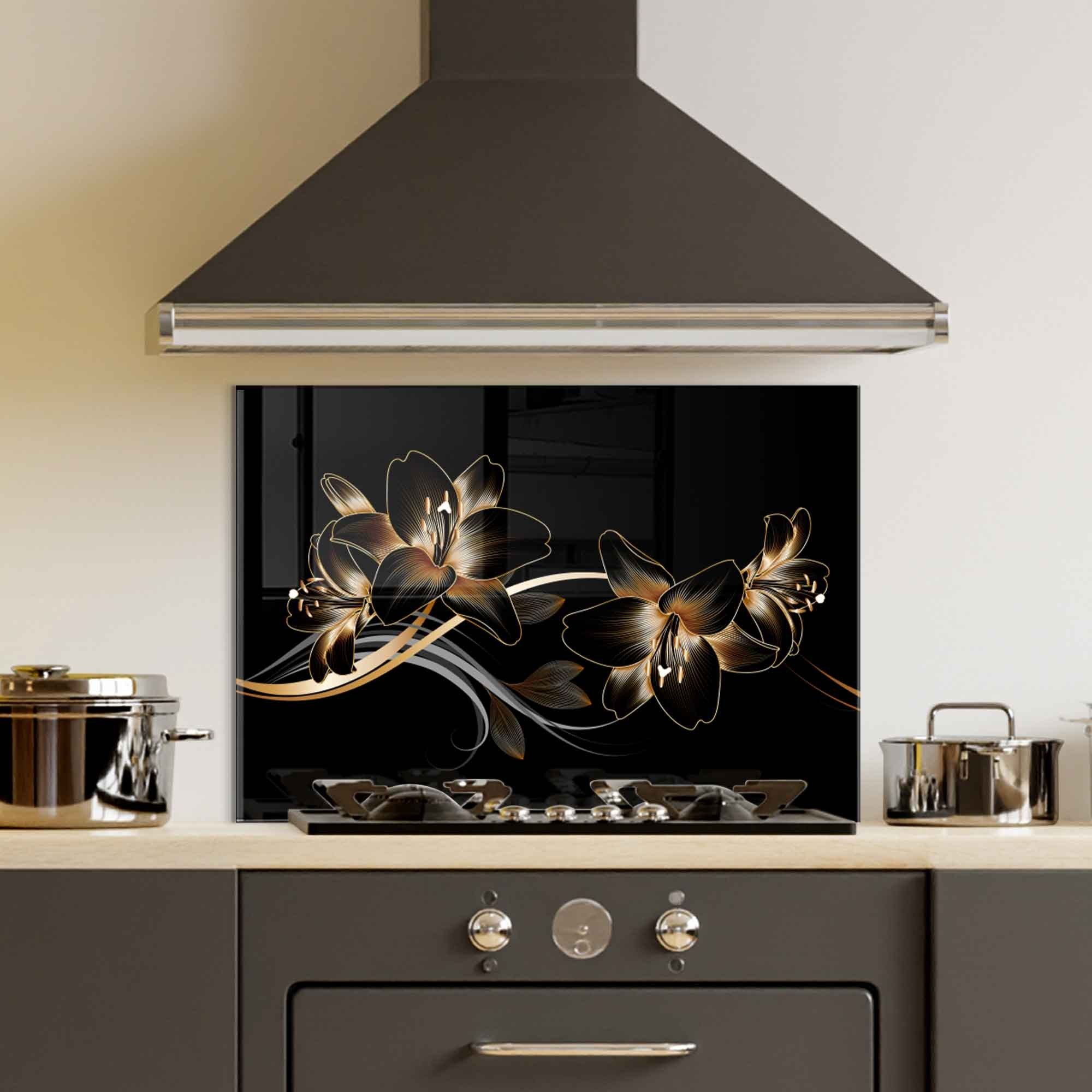 Arte Decorativa em Vidro Temperado 1941 - Pintura Multicolor 70x100cm para Decoração de Interiores