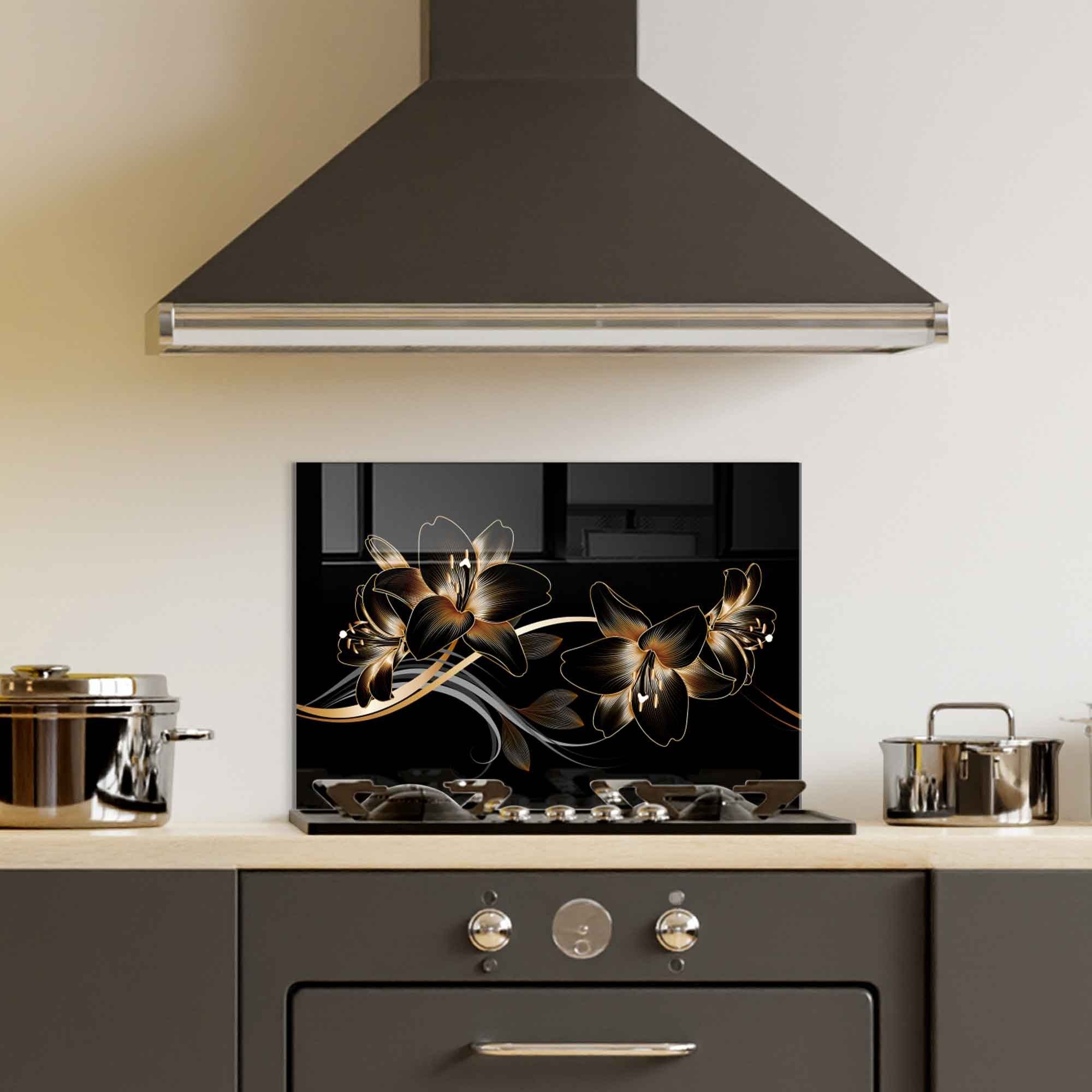 Quadro Decorativo em Vidro Temperado 1941 - 50x70cm - Multicolor - Arte Moderna para Parede