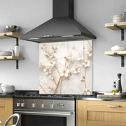 Arte Decorativa em Vidro Temperado Multicolor 60x60cm - Pintura Moderna de Qualidade Premium