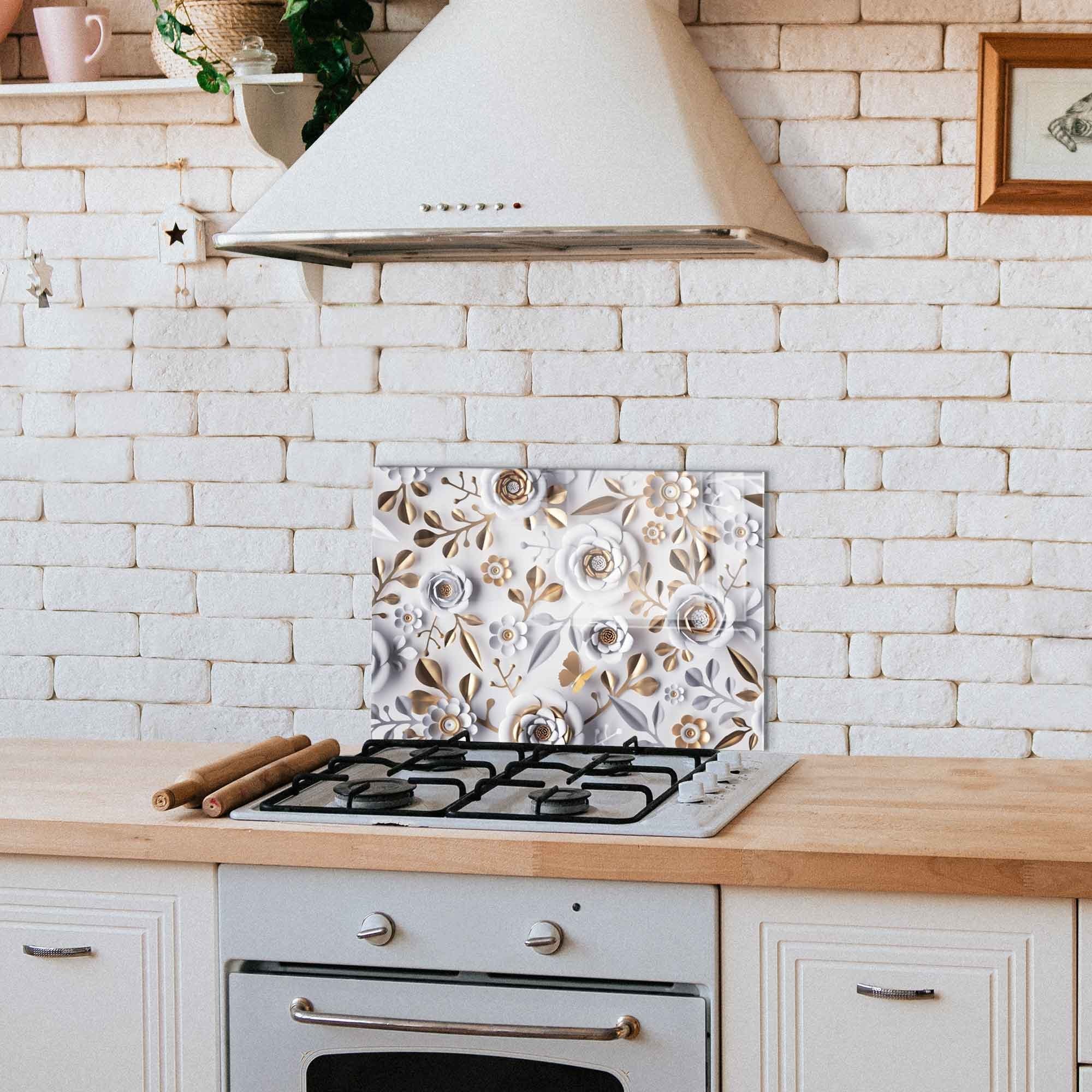 Quadro Decorativo em Vidro Temperado Multicolor 50x70cm - Arte Moderna para Decoração de Interiores