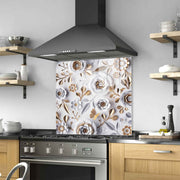 Arte em Vidro Temperado Multicolor 60x60cm - Pintura Decorativa Resistente para Parede