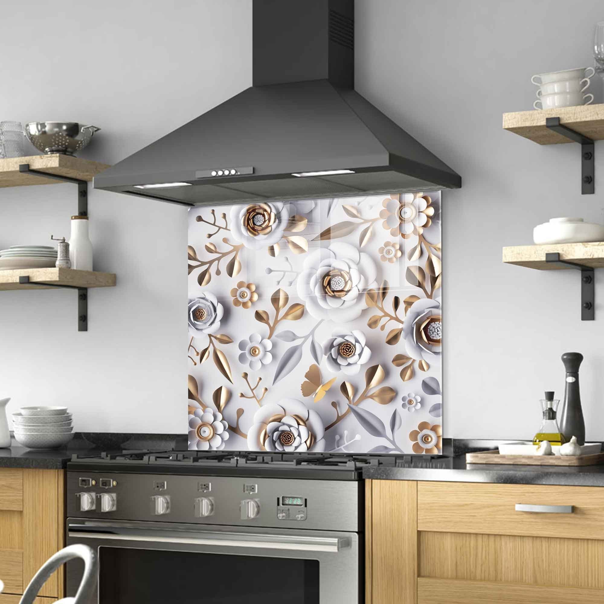 Arte em Vidro Temperado Multicolor 60x60cm - Pintura Decorativa Resistente para Parede