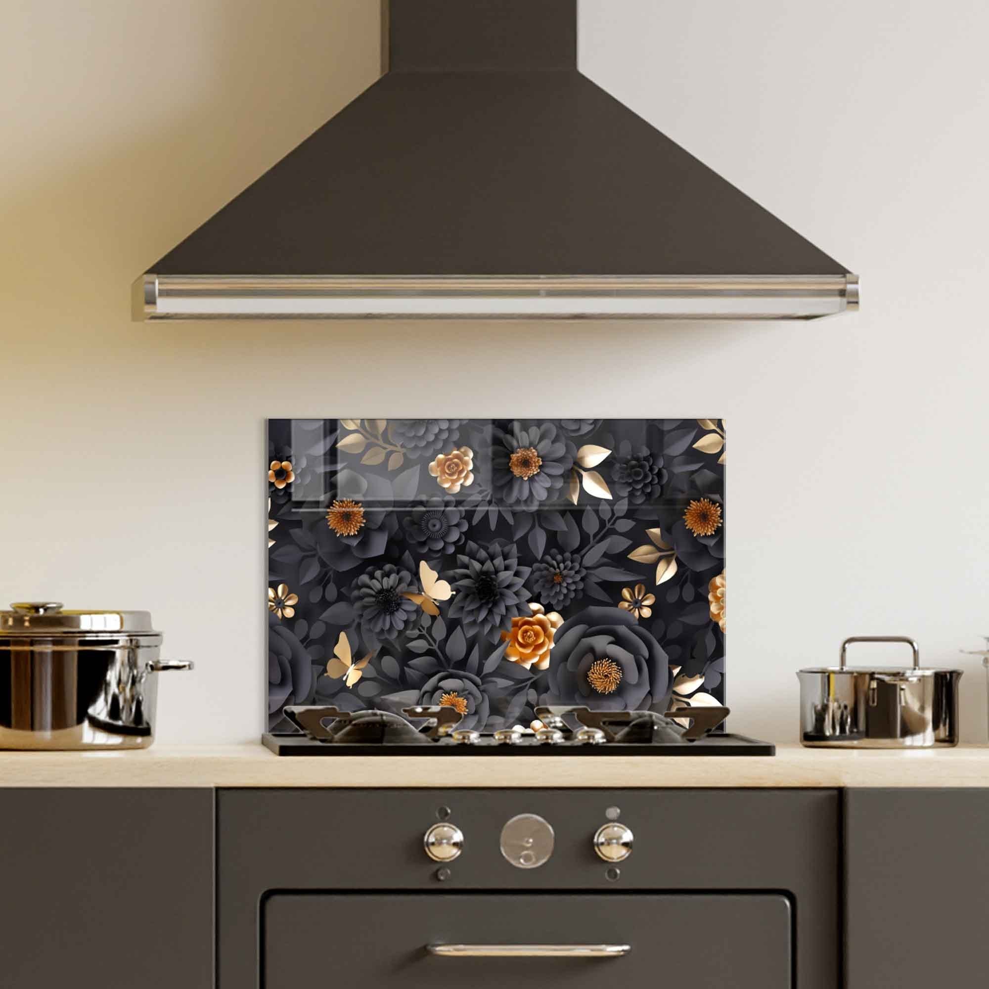 Arte Decorativa em Vidro Temperado 1979 - Pintura Multicolor 50x70cm para Decoração de Interiores