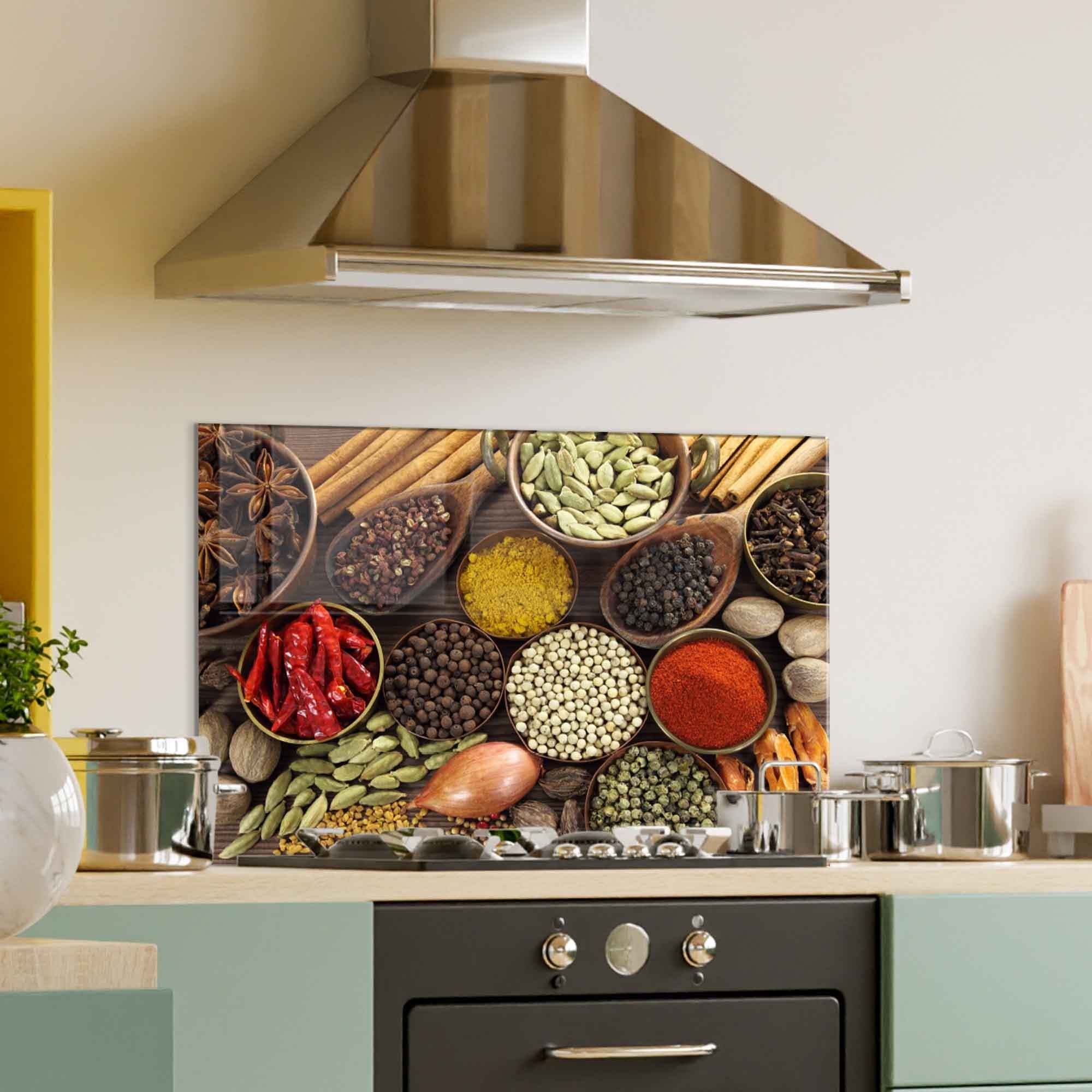 Arte em Vidro Temperado Multicolor 70x100cm - Pintura Decorativa Resistente e Elegante