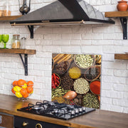 Arte em Vidro Temperado Multicolor 60x60cm - Pintura Decorativa Resistente e Elegante